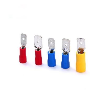 Electrical Insulated Male Wire Disconnect And Female Cable Lug Tinned Copper