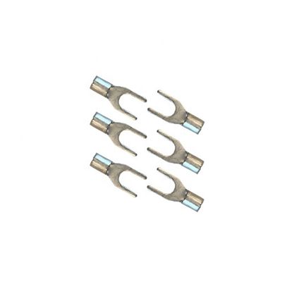 SNB Series Non Insulated Spade Terminal Konektor Garpu Tembaga U Type Cable Lugs