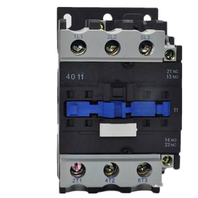 220V tegangan Rating AC kontaktor listrik dengan 60A Rating arus untuk DIN Rail Mounting