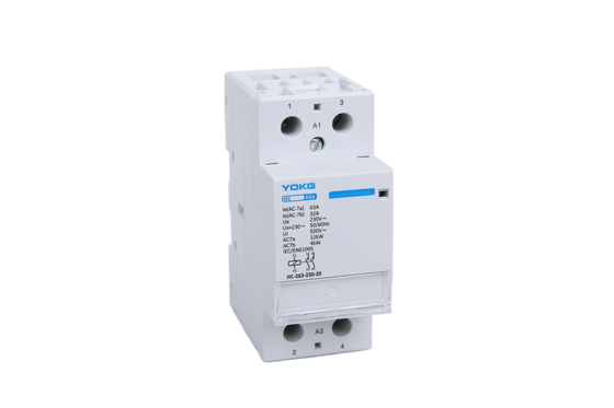 Kontaktor Modular Rumah Tangga 4P 25A 380V Rel DIN 220V/230V 50/60Hz