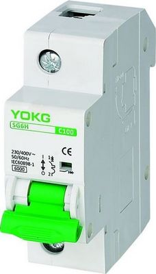 SG6H 125 Amp 4 Tiang MCB 3 Tiang Instalasi 63A 6KV 35mm Din Rail