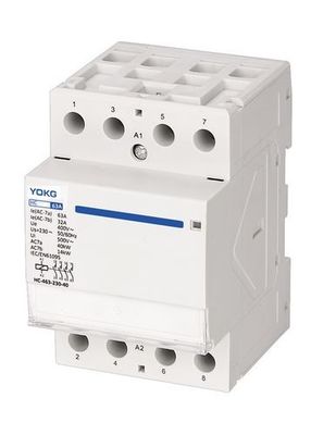 Kontaktor AC Rumah Tangga 110V Dengan 4KV Impulse Tahan Tegangan
