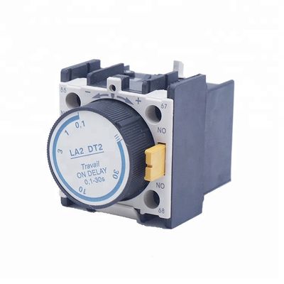 0.1-30S Travail Pada Delay Block Kontak Tambahan Kontaktor Ac Listrik